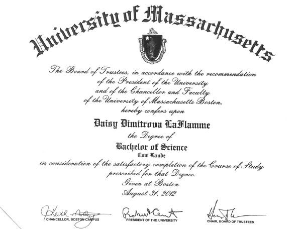 UMass Diploma