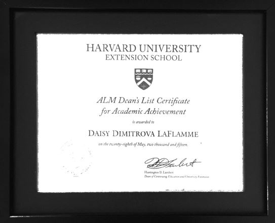 Image of Harvard University Award