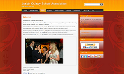 Josiah Quincy School Association - Wordpress Website. Team work